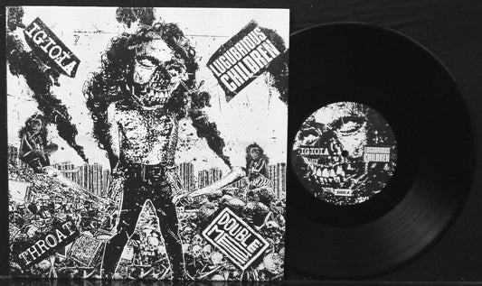 IGIOIA / LUGUBRIOUS CHILDREN / THROAT / DOUBLE ME - 4 Way Split 10"