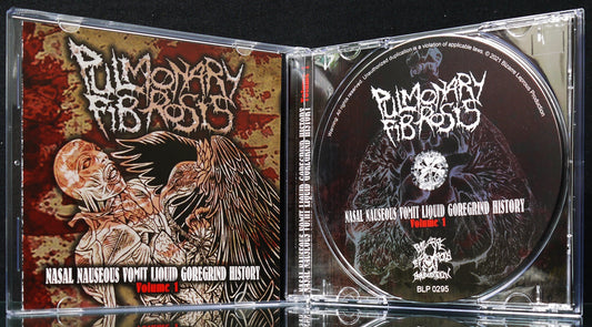 PULMONARY FIBROSIS - Nasal Nauseous Vomit Liquid Goregrind History Volume 1. CD