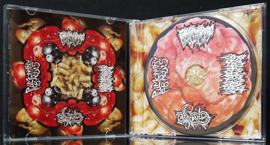 GOLEM OF GORE / REDUNDANT PROTOPLASM / GORE / PULMONARY FIBROSIS - 4 Way Split CD