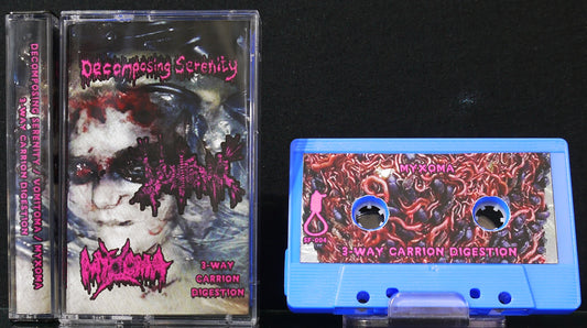 DECOMPOSING SERENITY / MYXOMA / VOMITOMA – 3 Way Split Tape