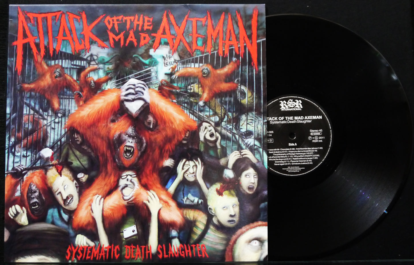 ATTACK OF THE MAD AXEMAN - Systematic Death Slaughter 12"