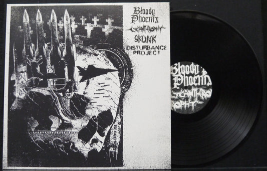 BLOODY PHOENIX / LYCANTHROPHY / SKUNK / DISTURBANCE PROJECT - 4 Way Split 12"