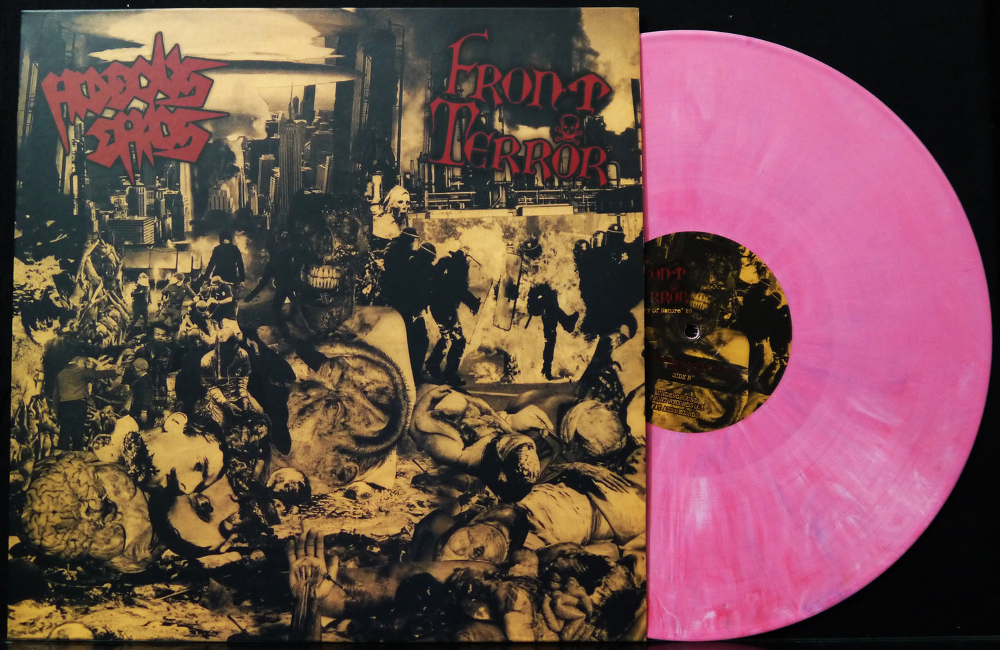 FRONT TERROR / HIDEOUS CHAOS - Split 12"