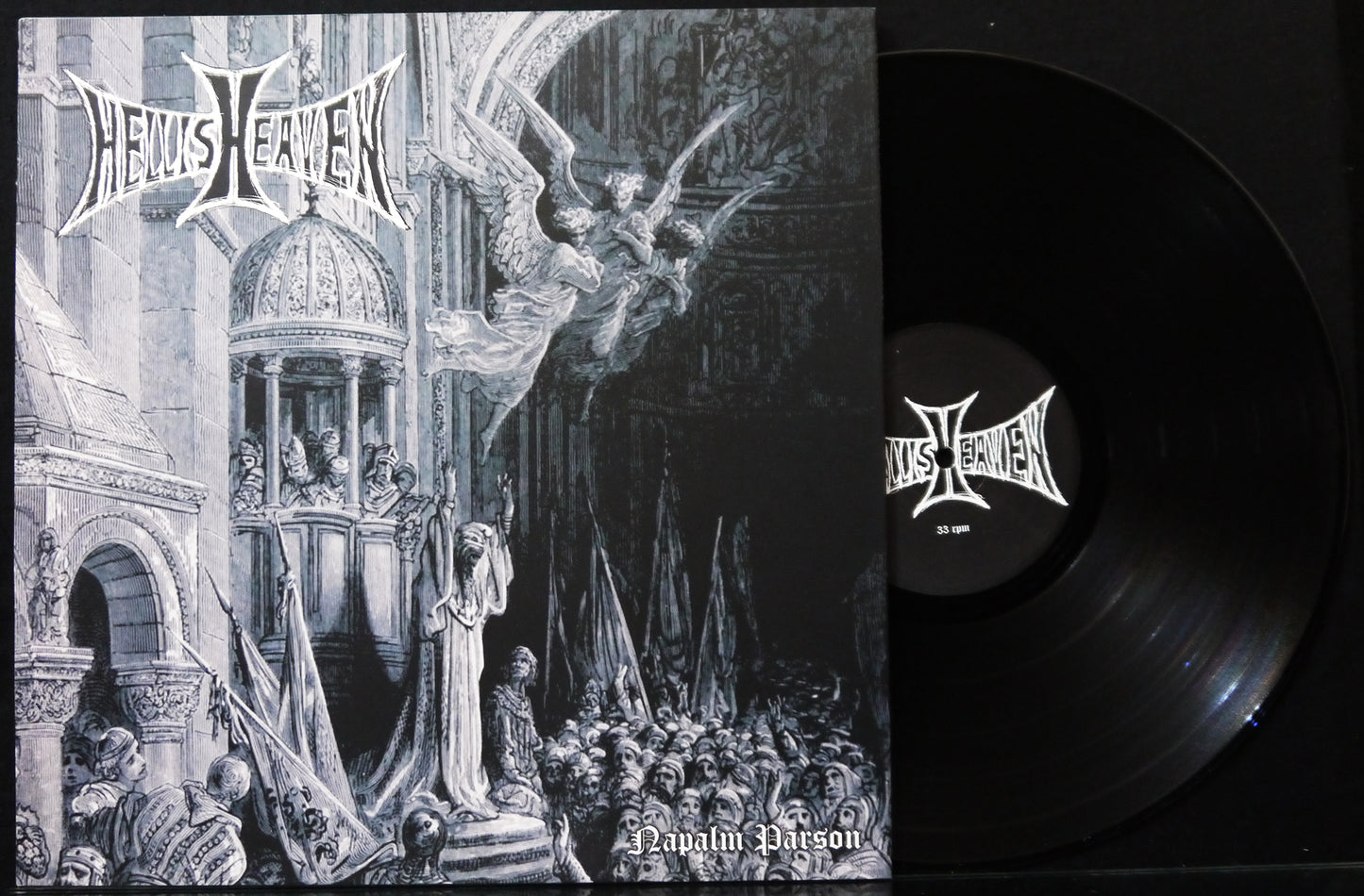 HELLISHEAVEN / CREEPING CORRUPT - Split 12"