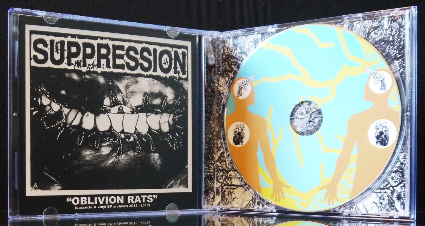 SUPPRESSION - Oblivion Rats (cassette & vinyl archives 2015-2018)  CD
