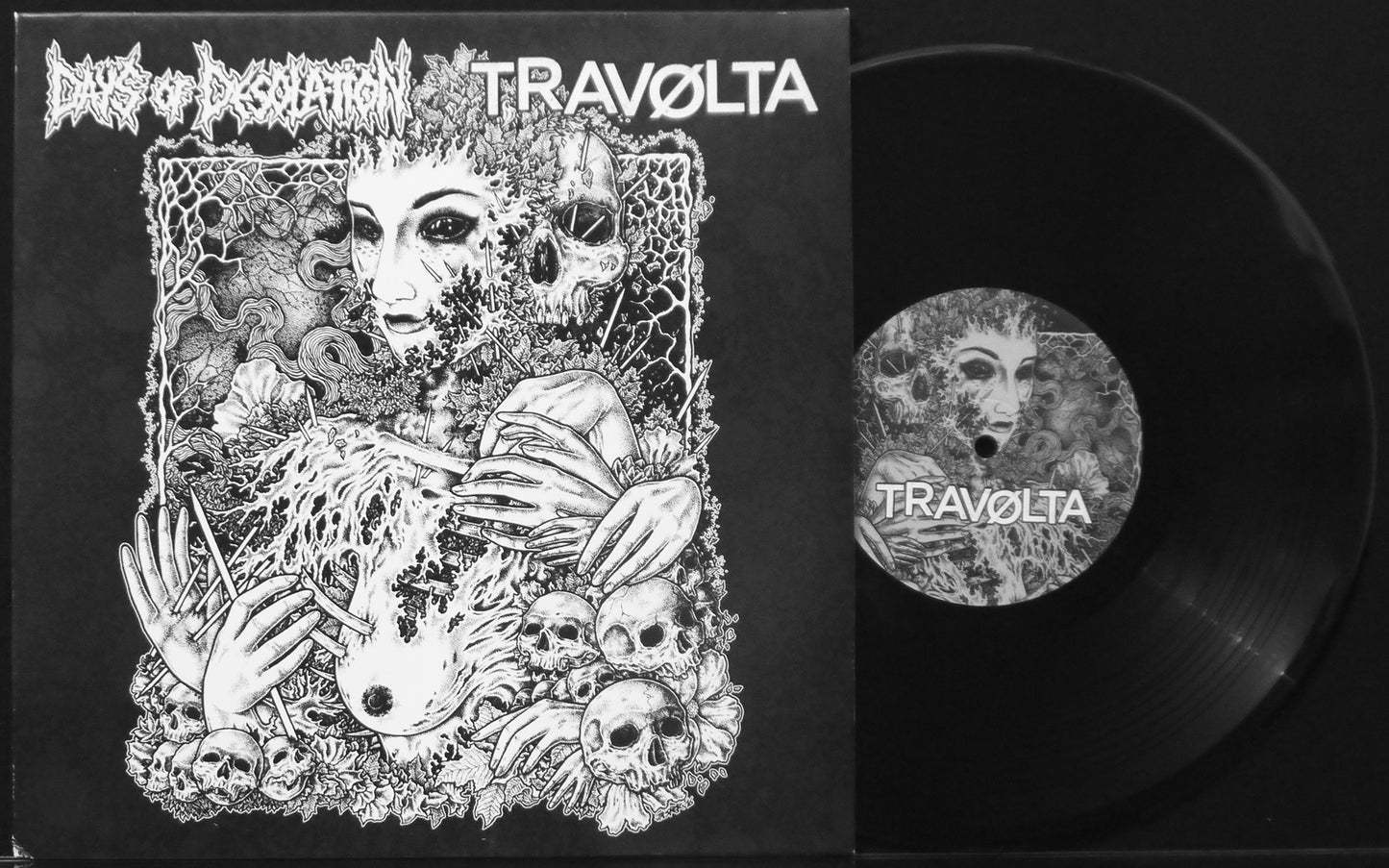 TRAVOLTA / DAYS OF DESOLATION - Split 10"