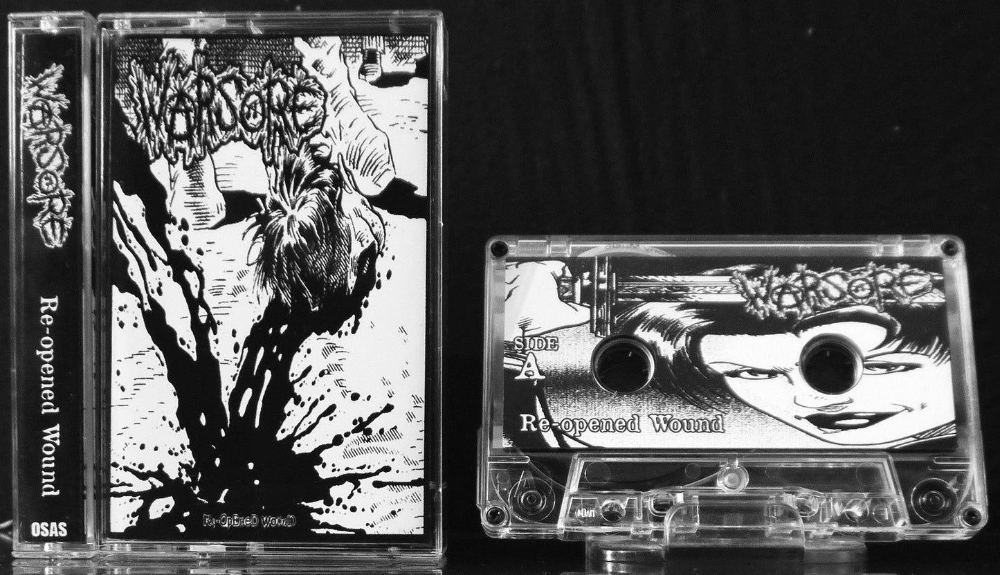 WARSORE - Re-opened Wound  MC Tape (Bootleg)