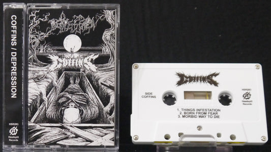 COFFINS / DEPRESSION - Split Tape