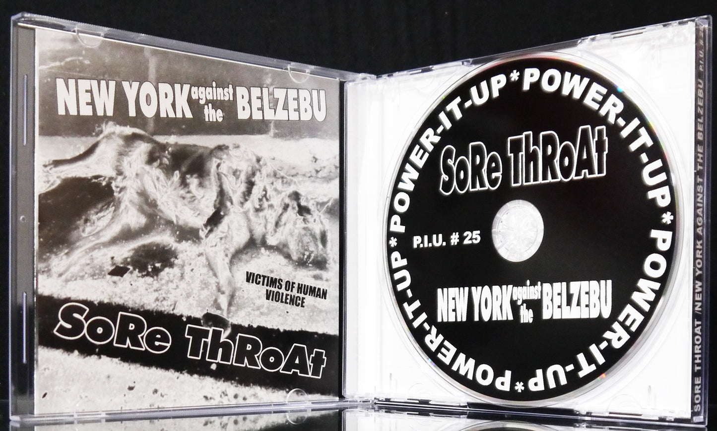 SORE THROAT / NEW YORK AGAINST THE BELZEBU - Split CD