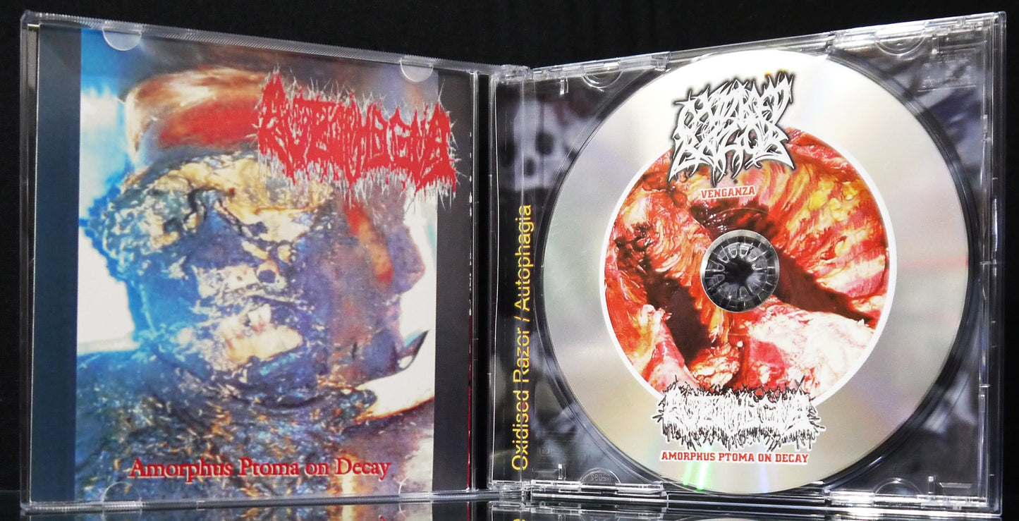 AUTOPHAGIA / OXIDISED RAZOR - Split CD