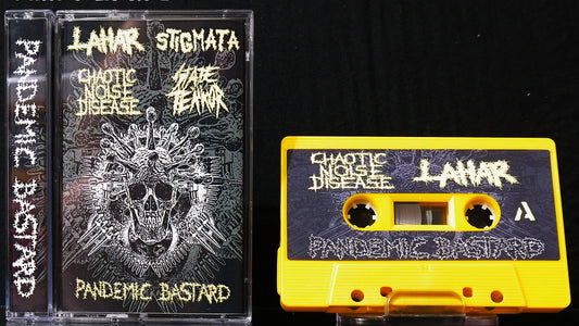 CHAOTIC NOISE DISEASE/LAHAR/STIGMATA/STATE TERROR - 4 Way Split Tape