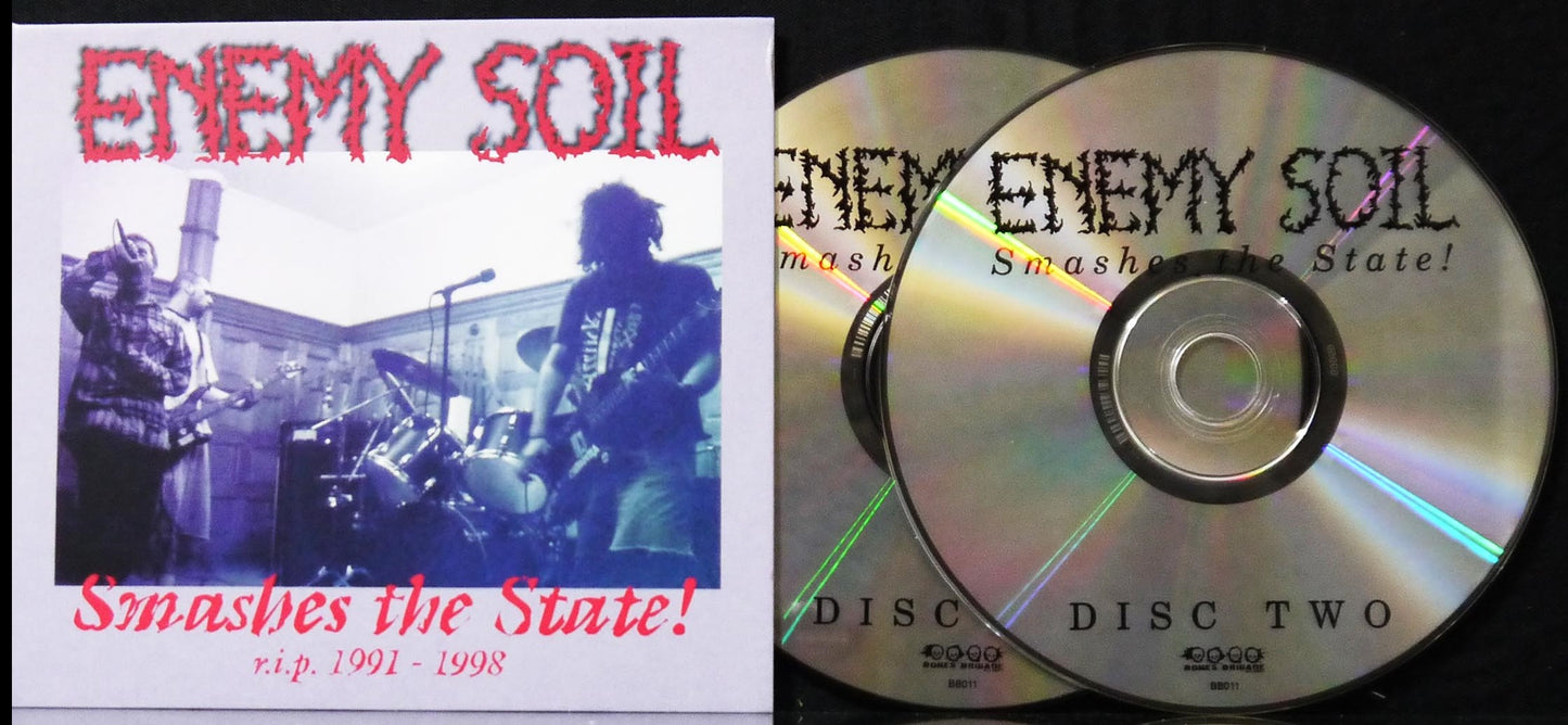 ENEMY SOIL - Smashes The State! - R.I.P. 1991-1998 Double DigiCD