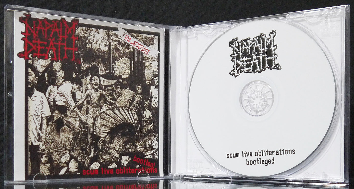 NAPALM DEATH - Scum Live Obliterations CD