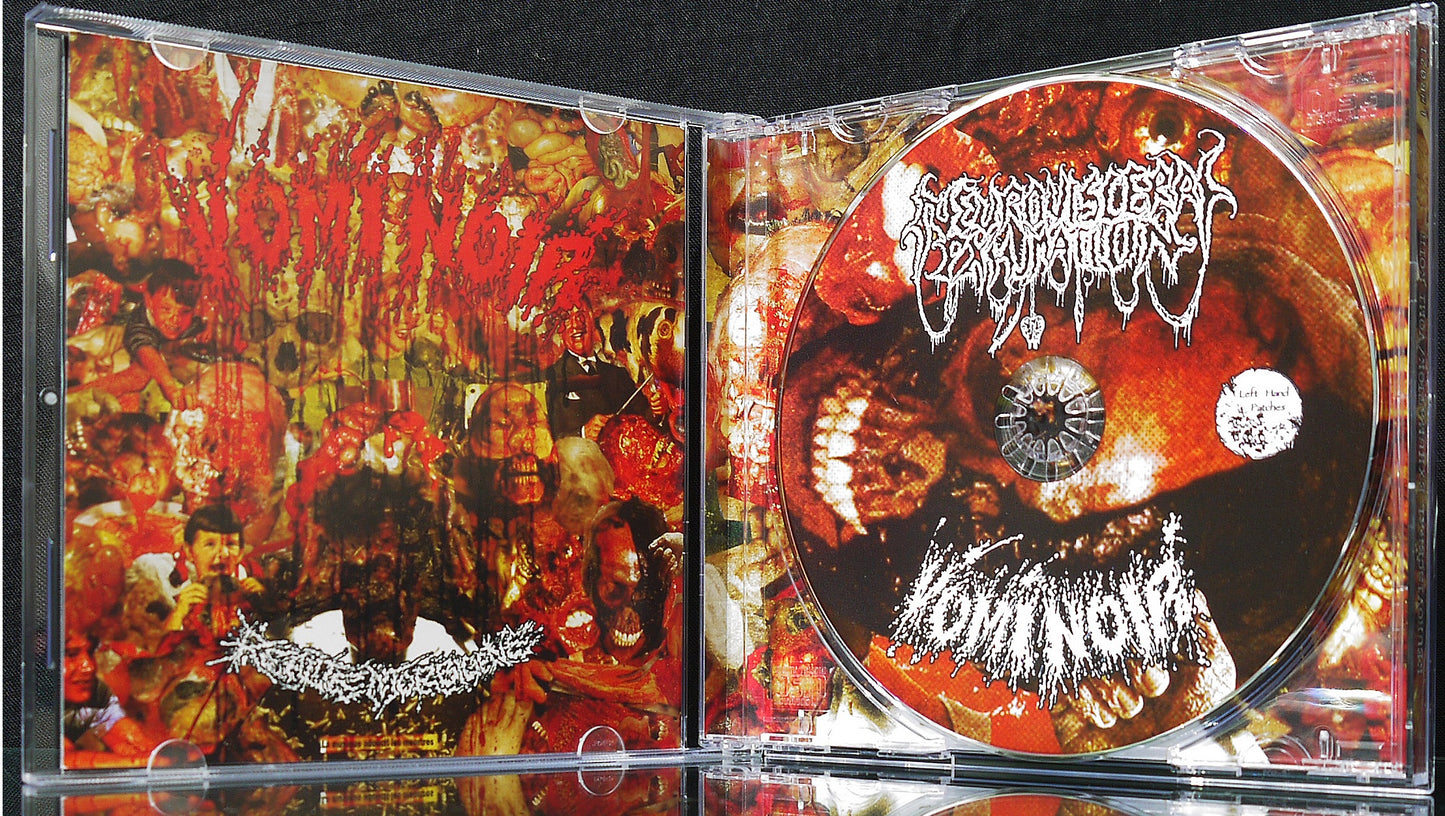 VOMI NOIR / NEUROVISCERAL EXUMATION - Split CD