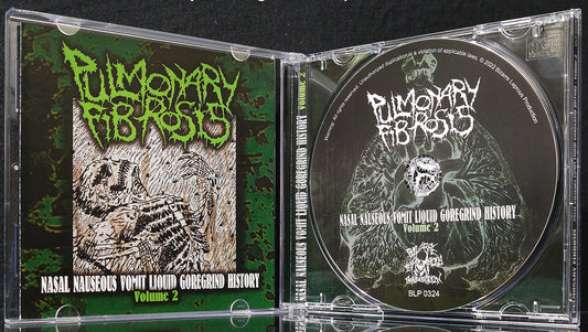 PULMONARY FIBROSIS - Nasal Nauseous Vomit Liquid Goregrind History Vol.2 CD