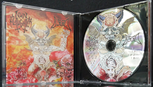 BLOOD / NUNSLAUGHTER - Split CD