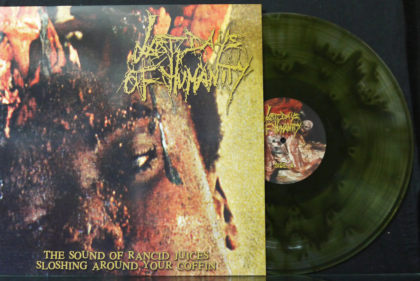 LAST DAYS OF HUMANITY - The Sound Of Rancid Juices Sloshing Around Your Coffin 12"