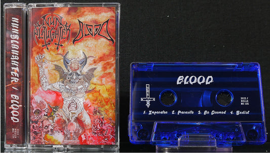 BLOOD / NUNSLAUGHTER - Split Tape