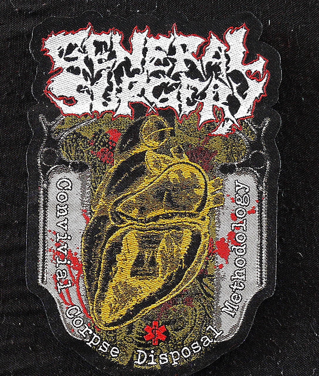 GENERAL SURGERY - Convivial Corpse Disposal Methodology Woven Patch