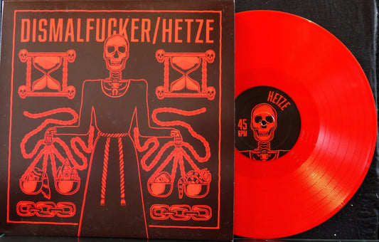 DISMAL FUCKER / HETZE - Split 12"