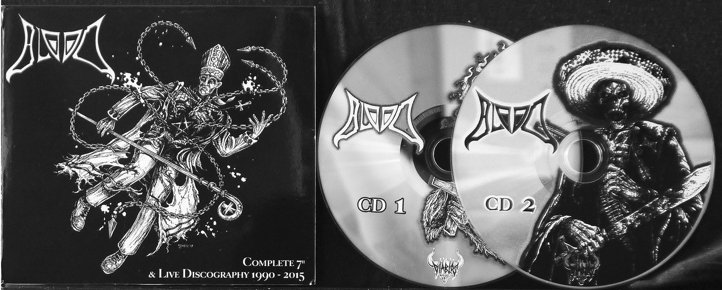 BLOOD - Complete 7" & Live Discography 1990 - 2015 Double DigiCD