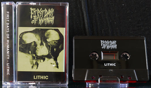 FIRST DAYS OF HUMANITY - Lithic / Wounds Leaking Coagulated Sludge MC Tape