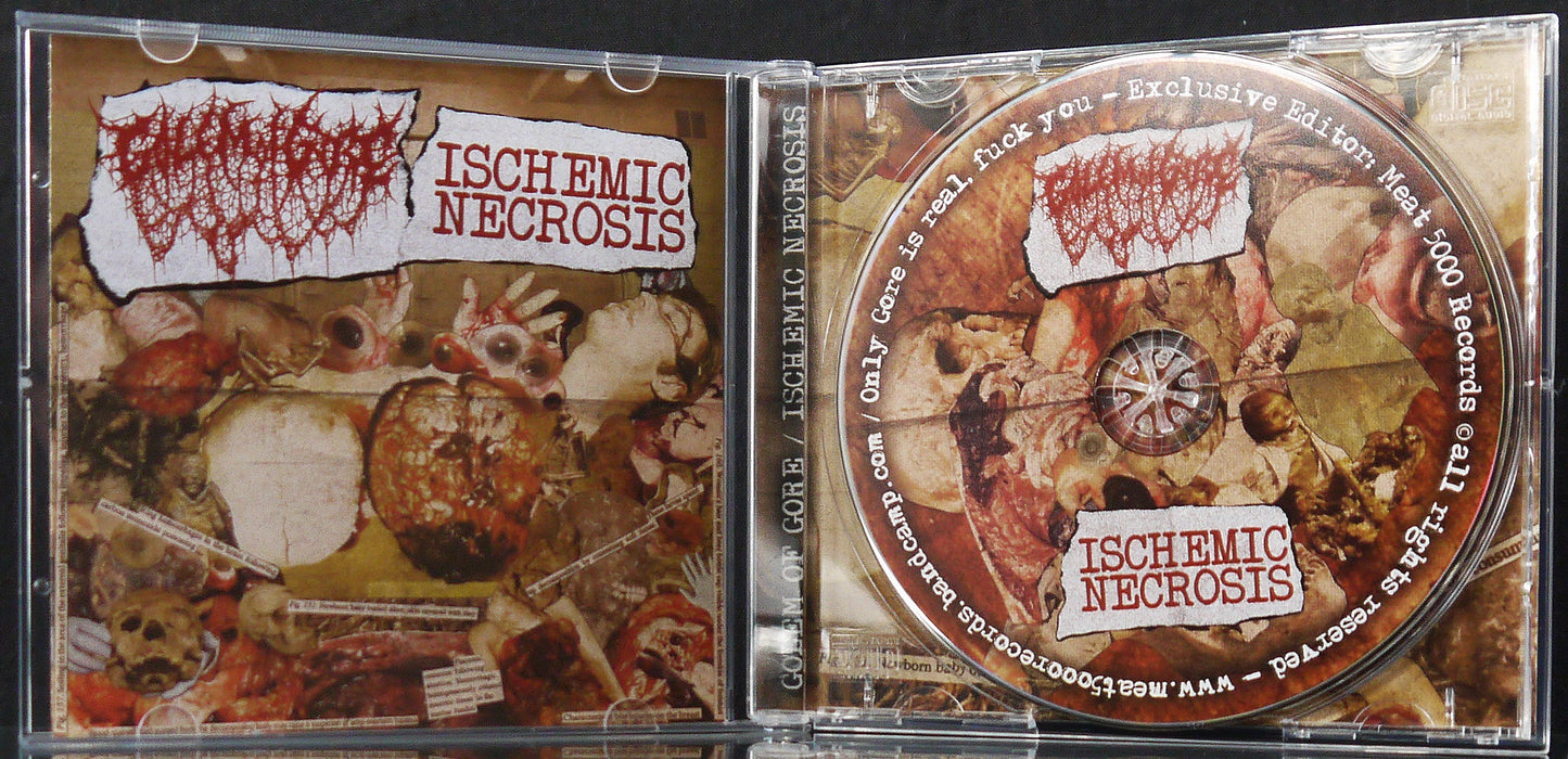 GOLEM OF GORE / ISCHEMIC NECROSIS - Split CD