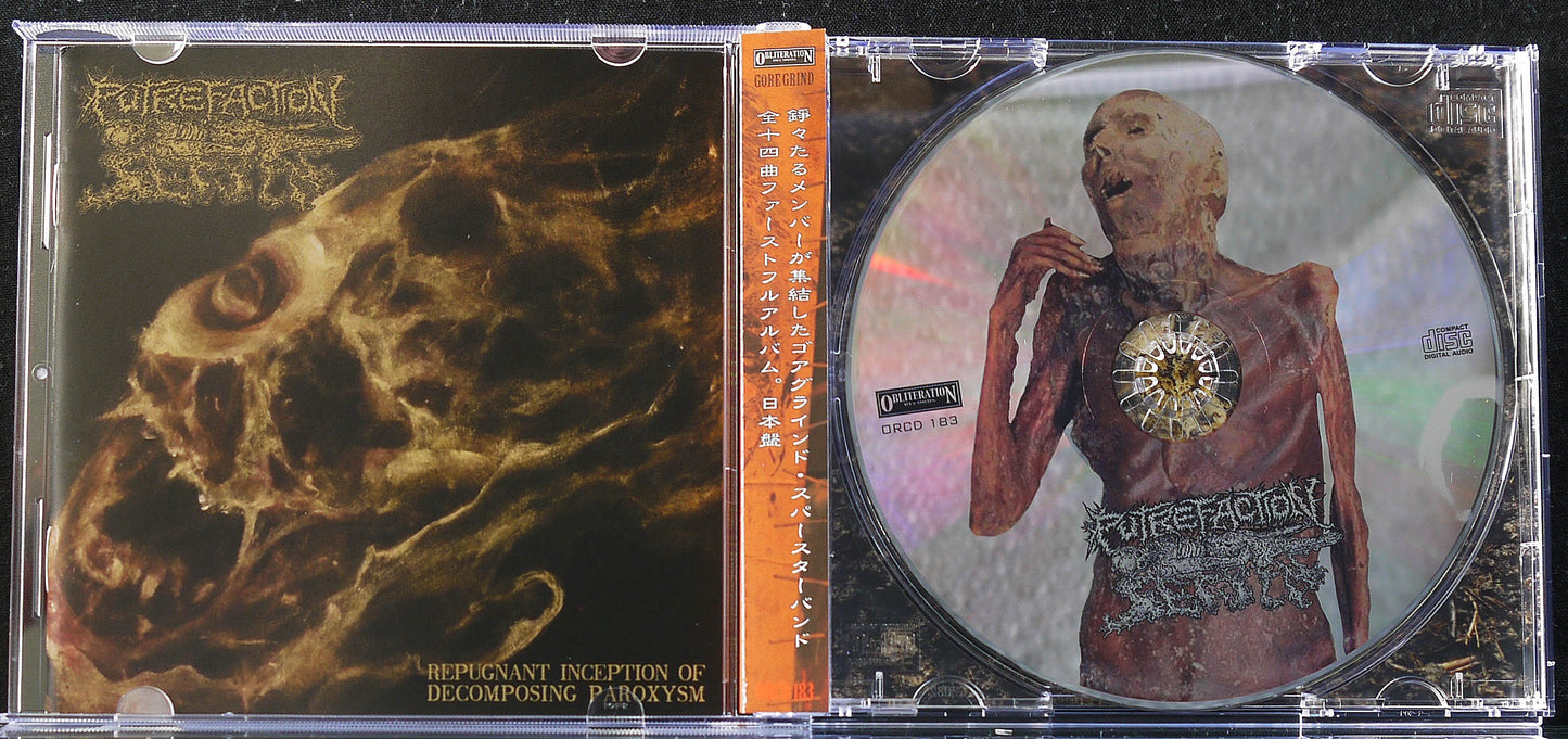 PUTREFACTION SETS IN - Repugnant Inception of Decomposing Paroxysm CD (Asian Version)