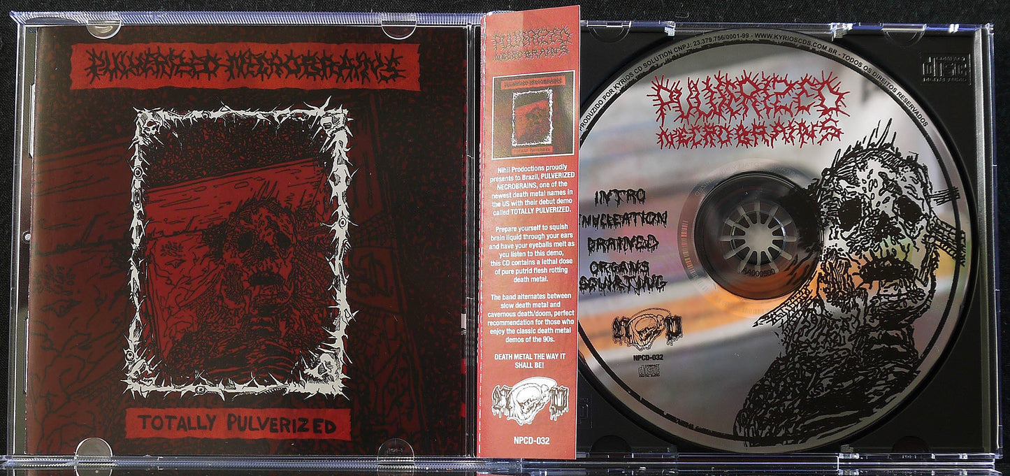 PULVERIZED NECROBRAINS - Totally Pulverized CD