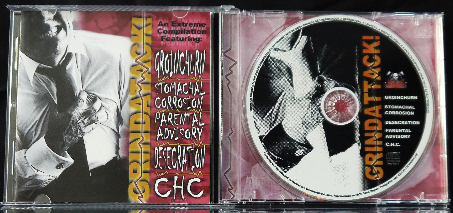 GROINCHURN / PARENTAL ADVISORY / DESECRATION / STOMACHAL CORROSION / C.H.C. - 5 Way Split CD