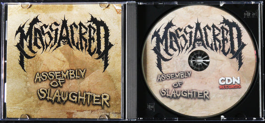 MASSACRED - Assembly Of Slaughter CD