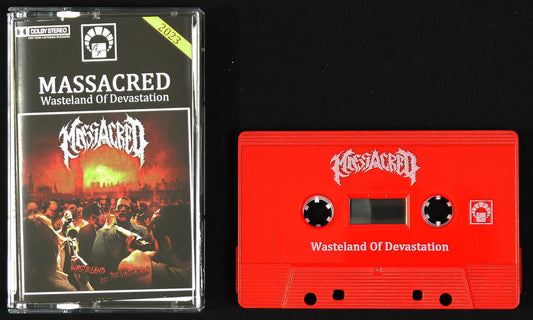 MASSACRED - The Devil's Awakening/Wasteland of Devastation MC Tape