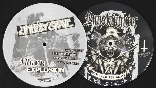 UNHOLY GRAVE / NUNSLAUGHTER - Split 7" Picture