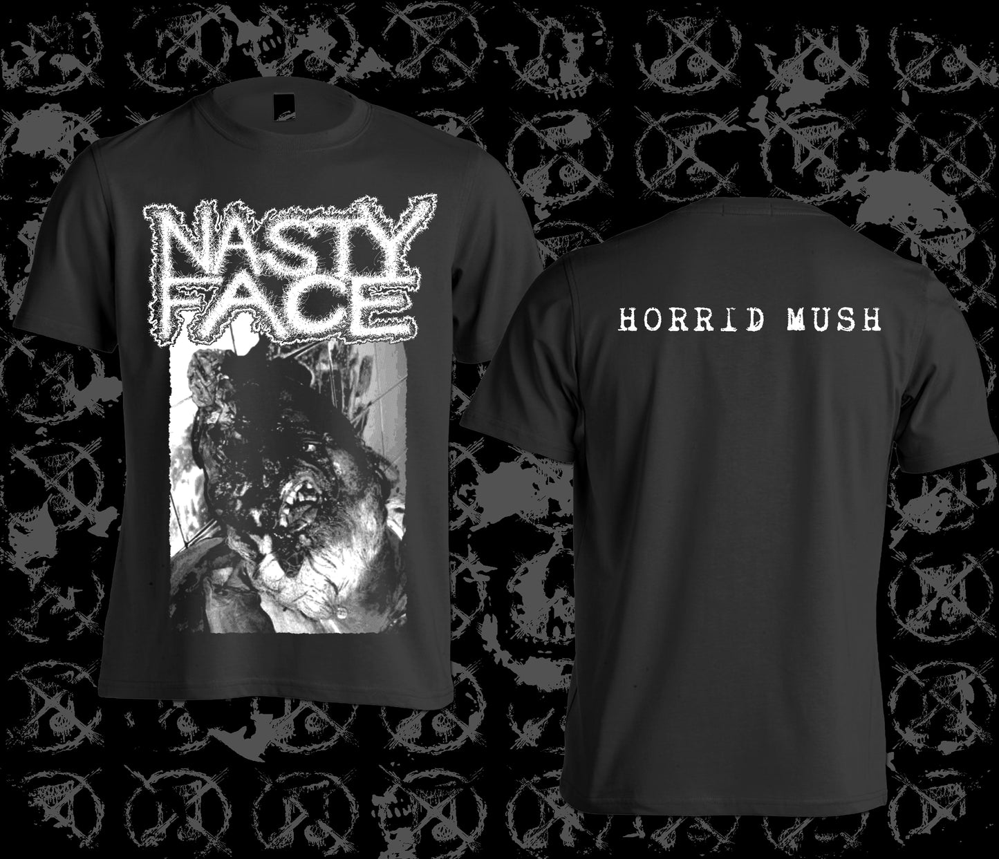 NASTY FACE - Horrid Mush T-shirts